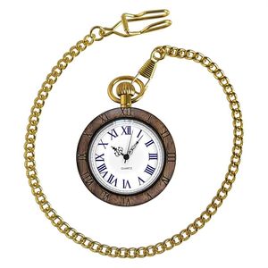 <b>Vintage</b> Pocket Watch Style <b>Wall</b> <b>Clock</b> Antique Roman Numeral Quartz <b>Wall</b> <b>Clock</b> Rustic Wooden Look Decorative Hanging <b>Clock</b> for - Product Image 4