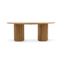 Mesa de Comedor de Madera de Teca Sólida para Banquetes, Restaurantes, Hoteles, Villas, Resorts, Cafés, Mobiliario Comercial para Hostelería, Venta al Por Mayor