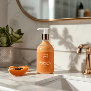 นมทำความสะอาดผิวหน้าสูตรสมุนไพรธรรมชาติ 100% สารสกัดจากมะละกอ 200 มล. สำหรับร้านเสริมสวยมืออาชีพ สินค้ามาใหม่ จัดส่งรวดเร็ว - Product Image 6