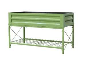 Outdoor Growing Vegetables High Quality Greenhouse 48x32.3x47.8in Galvanized Metal Powder Coated Raised Garden Bed <b>Planter</b> Box - Product Image 6
