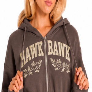 Custom Women's Crop Hoodie <b>Set</b> Comfort Fit Custom Made Custom Two Piece <b>Set</b> Premium Quality For Women Crop Hoodie Shorts <b>Set</b> - Product Image 4