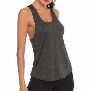 Ladies Tank <b>Tops</b> Wholesale 100% Cotton Solid Breathable Jersey ODM Custom Printing Summer Women's Sleeveless - Product Image 5