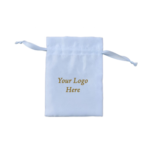 Sac cadeau imprimé personnalisé écologique en coton et lin beige avec cordon de serrage avec étiquette tissée Logo et sac à poussière avec logo personnalisé - Product Image 3