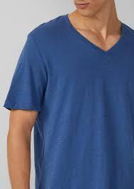 T-shirt Homme Col V Anti-rides Anti-boulochage Séchage Rapide Écologique Polyester/Coton Logo Avant Manches Courtes Coupe Classique - Product Image 4