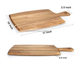 Tabla de cortar de teca extra gruesa Tabla de cortar sostenible resistente a los arañazos - Product Image 2