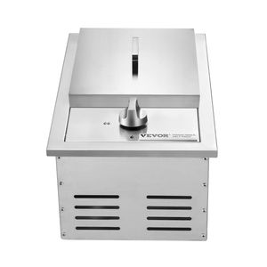 Brûleur latéral au propane liquide de 15 000 BTU pour cuisine extérieure, convertible au gaz naturel, en acier inoxydable 304, pour grils de camping - Product Image 1