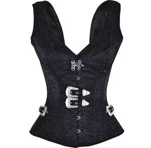 Corsets Vintage pour Femmes, Sexy, Sculptants, Respirants, Modernes, en Brocart, pour Grandes Tailles - Product Image 5