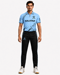 Uniforme de Cricket Elegante y Transpirable para Mayor Comodidad, Uniforme de Cricket Personalizado al por Mayor con Logotipos de Patrocinadores del Equipo - Product Image 1