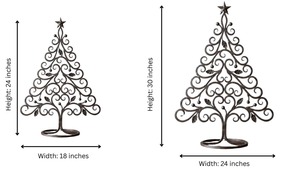 Designer Metal Christmas <b>Tree</b> Decor for <b>Tabletop</b> Living Room Office Desk and Festive Holiday Decoration Indoor Decor From India - Product Image 2