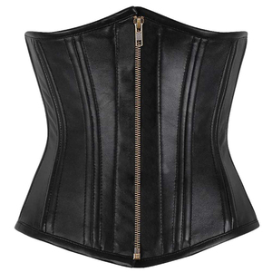 High Quality <b>Corset</b> with New Design Breathable Genuine Leather and Canvas Body Shaping Best Seller for Women Made in Pakistan - Product Image 2