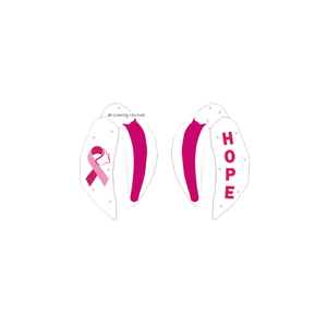 Diadema Elegante con Cinta Rosa y Cuentas, Ecológica, de Ap Curated Couture, para Concientización sobre el Cáncer de Mama, Accesorio para el Cabello para Sobrevivientes - Product Image 5