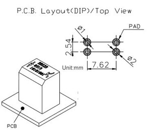 Sensor de Interruptor de Inclinación Horizontal de 15 Grados para PCB Tipo DIP Óptico OncQue RBS330313, Aplicable en Dispositivos de Ahorro de Energía Eléctrica - Product Image 5