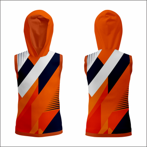 Vente en gros : Sweat à capuche léger et chaud sans manches, personnalisé pour équipes de baseball et clubs sportifs, séchage rapide, doux, idéal pour l'entraînement de performance estival. - Product Image 2