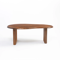 Großer Premium Massivholz-Couchtisch Modern Ausziehbar Individuelle Farbe Anpassbare Form Umweltfreundliche Wohnmöbel