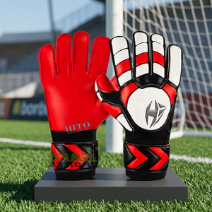Goalkeeper Gloves Custom Logo Best Quality Finger Save Goalkeeper Gloves Extra Finger Protection Latex Goalkeeper Gloves OEM - Product Image 3