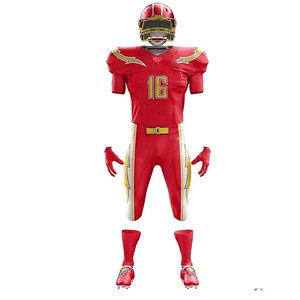 Uniforme Deportivo Americano Personalizado de Alta Calidad, Diseño Elegante, 100% Poliéster, Tallas Grandes, Uniforme de Fútbol Americano - Product Image 3