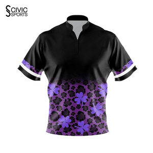 <b>Bowling</b> Jersey High Quality Cornhole Jersey From Pakistan Cornhole Jersey Sublimation Custom Quick Dry - Product Image 5