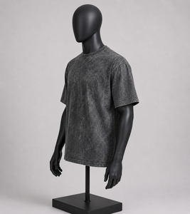 T-shirt surdimensionné personnalisé pour homme, vente en gros, style vintage délavé, streetwear décontracté, fabricant et fournisseur de vêtements OEM ODM, export en gros - Product Image 3
