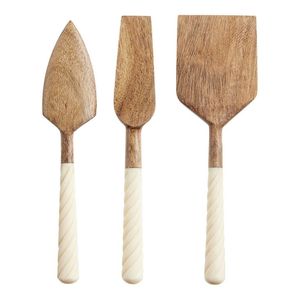 Stainless Steel Cheese Knife <b>Set</b> With Tree Branch Handle Design Durable Metal Cheese Tools For Food Contact Hand Wash Only - Product Image 5