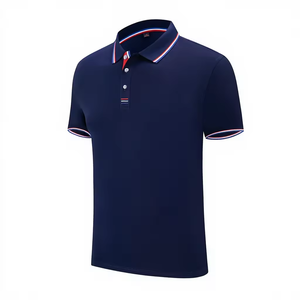Camisetas Polo para Hombre, Camisetas de Golf de Secado Rápido, Transpirables, en Blanco y Negro, Personalizables, Camisetas de Poliéster Baratas al por Mayor - Product Image 1