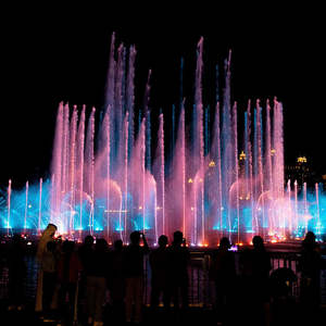 Fuente de Agua Musical Moderna para Exteriores Horticlub con Espectáculo de Luces LED, Sistema de Fuente de Acero Inoxidable Multimedia Grande para Jardín - Product Image 4