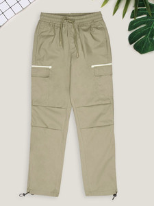 Nouveau pantalon cargo en toile vert olive pour homme, taille élastique, plusieurs poches, coupe droite décontractée, respirant, poids moyen, pour l'automne - Product Image 4