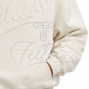 Sudadera con Capucha Personalizada con Logotipo, 100% Algodón, para Hombre, Estilo Casual, Diseño Moderno, Sudadera Lisa para Hombre - Product Image 4