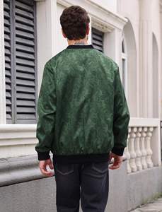 Vestes en satin de soie tendance, vente en gros, vestes en satin personnalisées avec logo, couleur unie, veste en satin pour homme - Product Image 5