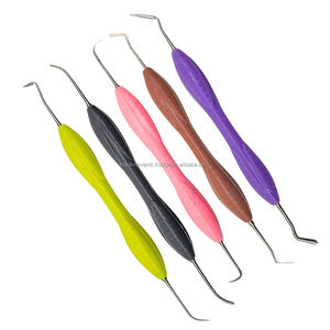 Kit de Instrumentos Dentales Reutilizables de Acero Inoxidable Premium Medivolve de 5 Piezas con Bandeja de Almacenamiento - Product Image 5