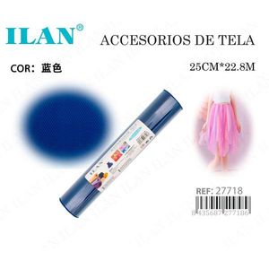 Tessuto a rete blu Ilan 25 cm x 22,8 m per accessori di sartoria - Product Image 2