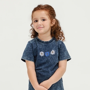 T-shirt en jean d'hiver pour hommes et femmes, OEM, streetwear décontracté, respirant, 100% coton, veste boutonnée avec logo personnalisé, 360g - Product Image 5