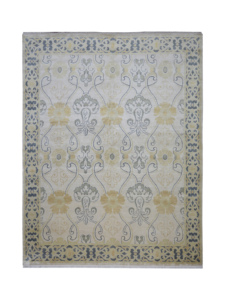 Tapis en laine et soie noués à la main en gros, tapis de luxe traditionnels orientaux modernes - Product Image 1