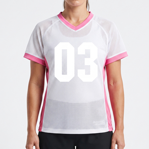 Camiseta de Lacrosse de Malla Personalizada al por Mayor para Mujer, Jersey de Lacrosse de Malla Personalizado para Mujer, Transpirable, Deportivo - Product Image 6