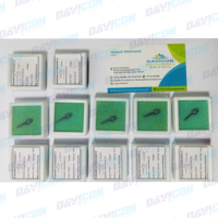 Clips vasculaires pour anévrismes Davicon de qualité médicale, réutilisables, certifiés CE ISO (paquet de 5 clips droits), instruments chirurgicaux pour hôpital