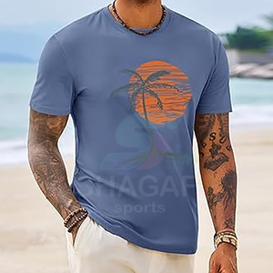 printed <b>polyester</b> cotton mens <b>tshirt</b> - Product Image 4