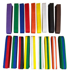 Ceintures de karaté personnalisées Five B, extensibles, multicolores, légères, respirantes, durables, unisexes, pour l'entraînement aux arts martiaux, judo, BJJ - Product Image 2