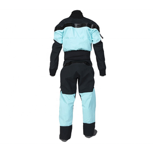 Unisex <b>Work</b> Coverall Full Body Protection <b>Waterproof</b> Polyester Uniform Black And Light Blue Color - Product Image 5