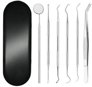 Kit de Diagnóstico Dental Completo 2026, 7 Piezas, Instrumentos de Exploración Eficientes para Clínica, Acero Médico Premium de Metal Med - Product Image 5