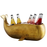 Vintage Laiton Glace Vin Champagne Bouteilles Seau Refroidisseur Boissons Barware Boissons Milieu Du Siècle Moderne Seau À Glace Et Refroidisseur De Vin