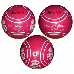 Ballon de football promotionnel durable et léger, cousu à la machine, pour intérieur/extérieur, en PVC, PU, TPU, MOQ 50 pièces - Product Image 2