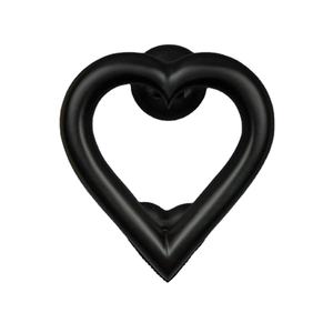 Black Coated Elegant Heart Door Knocker in Competitive Price <b>Hardware</b> Accessories Decorative Door Knocker & Calling Door Handle - Product Image 1