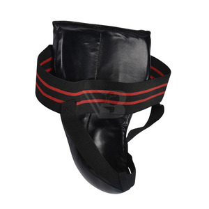 Protège-entrejambe en cuir vert PVC PC réglable et personnalisable de haute qualité pour la boxe, le MMA, le kickboxing et l'entraînement sportif - Product Image 3