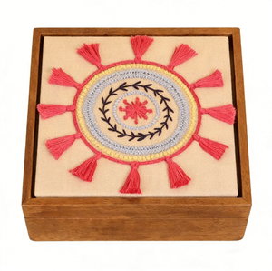 Valentine's Custom Sun Tassel Embroidery <b>Empty</b> <b>Chocolate</b> Covered Strawberry <b>Boxes</b> Flip Luxury Wooden <b>Chocolate</b> bar Box Packaging - Product Image 1