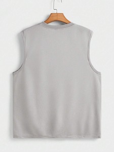 Débardeurs pour hommes décontractés et respirants en coton 100% pour l'été, de haute qualité, pour la musculation, coupe ajustée, personnalisables, prix abordable - Product Image 4