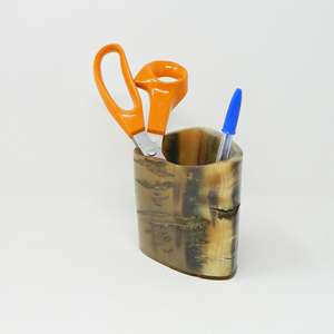 Gobelet artisanal en corne de buffle réutilisable, en corne naturelle - Product Image 1