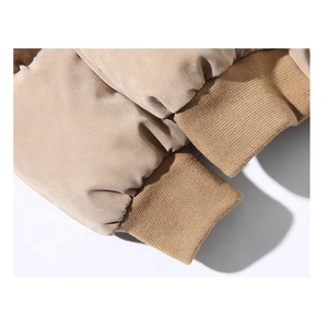 Veste matelassée imperméable à col montant pour homme, longueur standard, haute qualité, coupe-vent d'hiver pour l'extérieur, broderie de logo personnalisée - Product Image 3