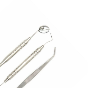 Ensemble d'explorateurs périostiques de haute qualité, 4 instruments de diagnostic dentaire en acier inoxydable avec manche anatomique - Product Image 6