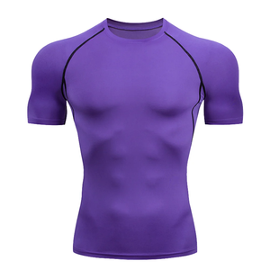 OEM Custom Rash Guard Manufacturer MMA BJJ <b>Compression</b> <b>Shirt</b> Bulk Supplier - Product Image 2