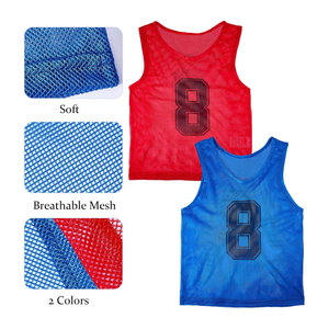 Sports Pinnies Numbered Practice Vest Pennies for <b>Soccer</b> Basketball Training Jersey Bibs Team Scrimmage Breathable Mesh Athletic - Product Image 5
