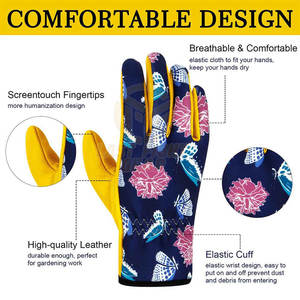 Gants de jardinage avec doublure douce et forte adhérence pour l'entretien du jardin, gants de travail de jardinage de protection - Product Image 2